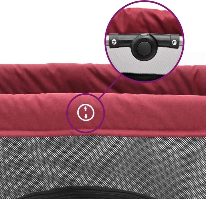 Actual product image vidaXL Baby Laufstall (82 x 110 x 67 cm)