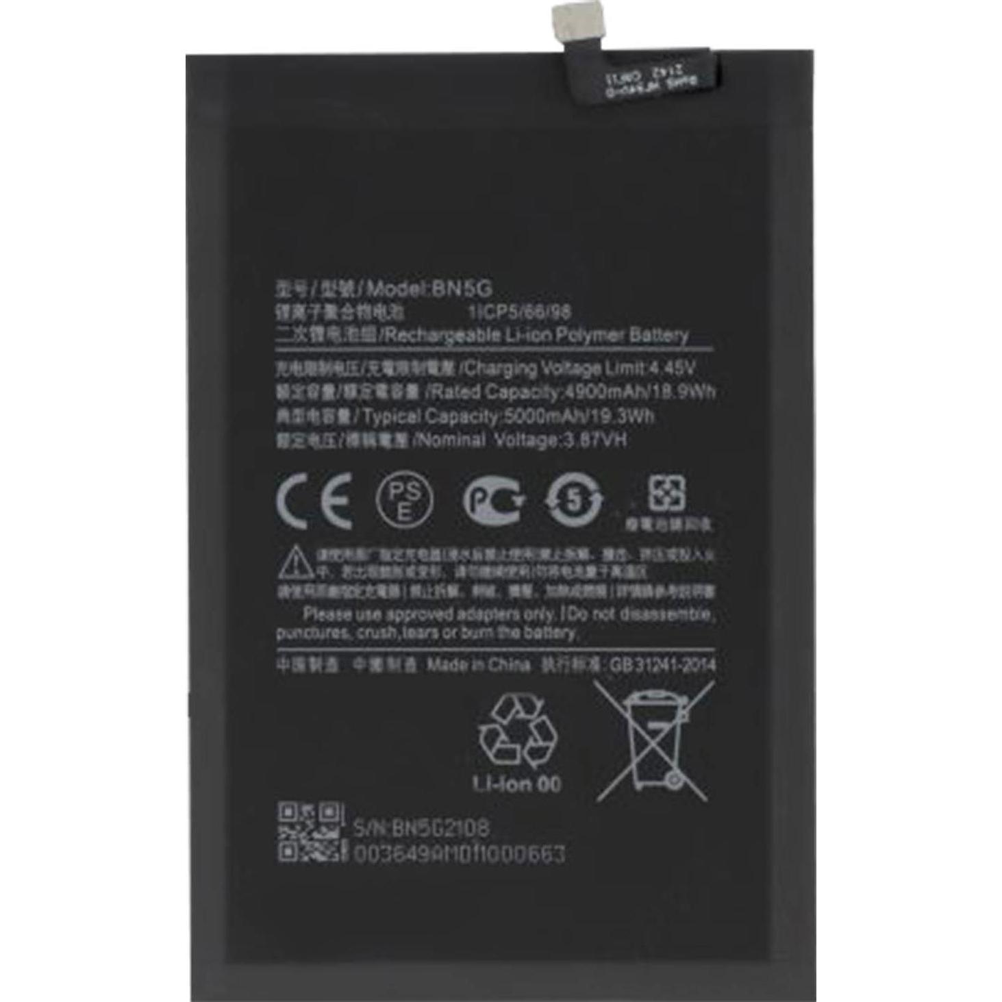 Clappio 5000mAh Ersatzakku, Smartphone Akku