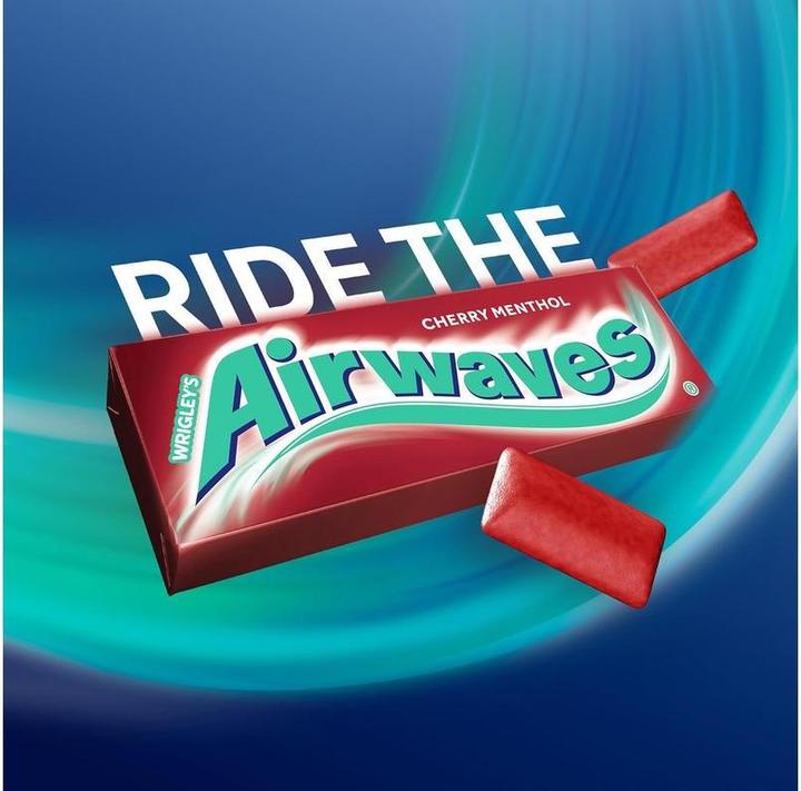 Actual product image Airwaves Cherry Menthol (30 pcs., 420 g)