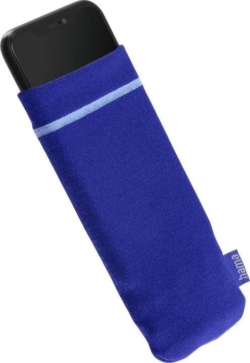 Produktbild Hama Handyhülle Socke, universal, Grösse 7,0 x 16,0 cm, Blau
