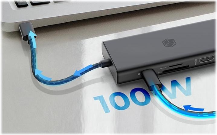 Produktbild Icy Box IB-DK4011-CPD (USB-C, 9 Ports)