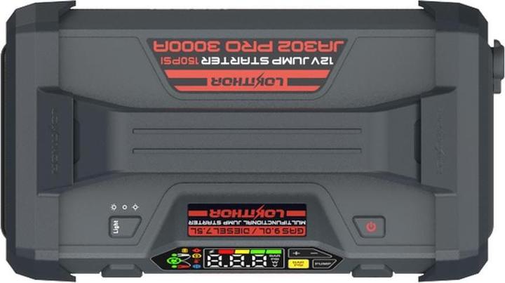 Produktbild Lokithor JA302 PRO Starthilfegerät 3000A mit Kompressor LED & Powerbank (3000 A, 6382 mAh)