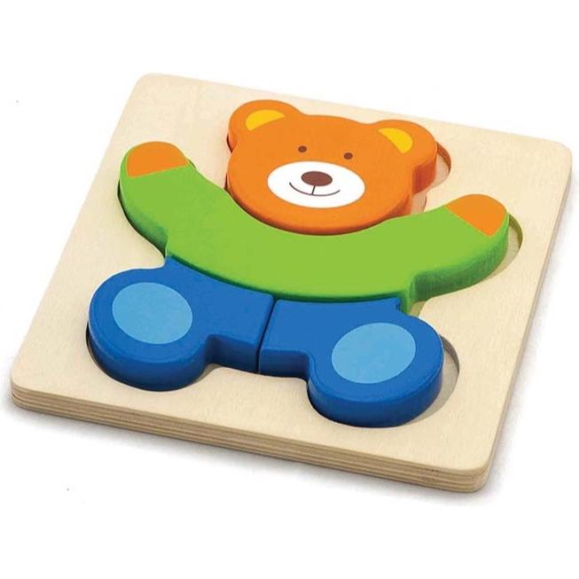 Viga Toys Holzpuzzle Bär