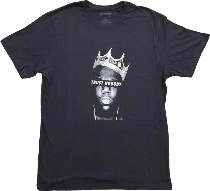 Immagine prodotto Biggie Smalls Maglietta unisex adulto Trust Nobody in cotone (L)