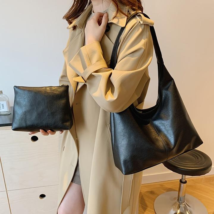 Actual product image Only-Bags.Store Ein stilvolles und vielseitiges zweiteiliges Set, bestehend aus einer weichen und bequemen