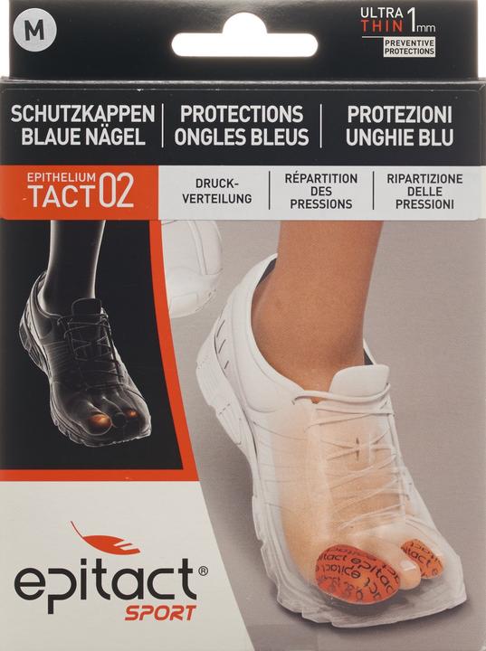 Produktbild Epitact Sport Schutzkappen blaue Nägel EpitheliumTact 02, Gr. M 25 mm (Fussdeodorant & -puder, 273.24 ml)