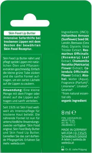 Immagine prodotto Weleda Skin Food (Gel per labbra, 8 ml)