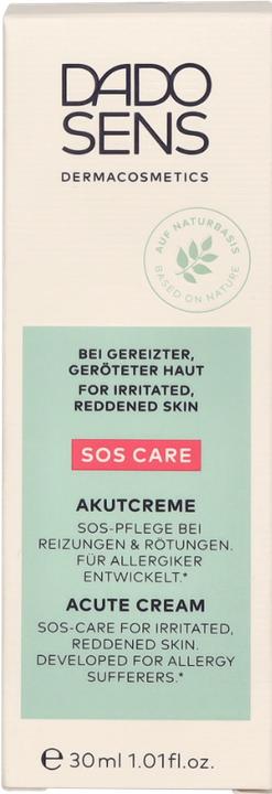 Immagine prodotto Dado Sens SPECIAL CARE SOS Care Acute Cream - Pelle sensibile e irritata (Mousse detergente, 30 ml)
