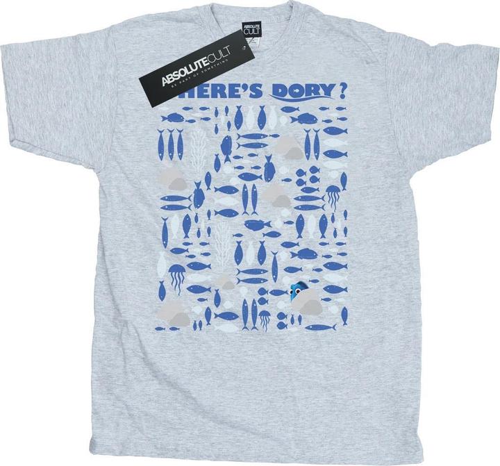 Actual product image Disney Mens Finding Dory Where's Dory? T-Shirt (S)