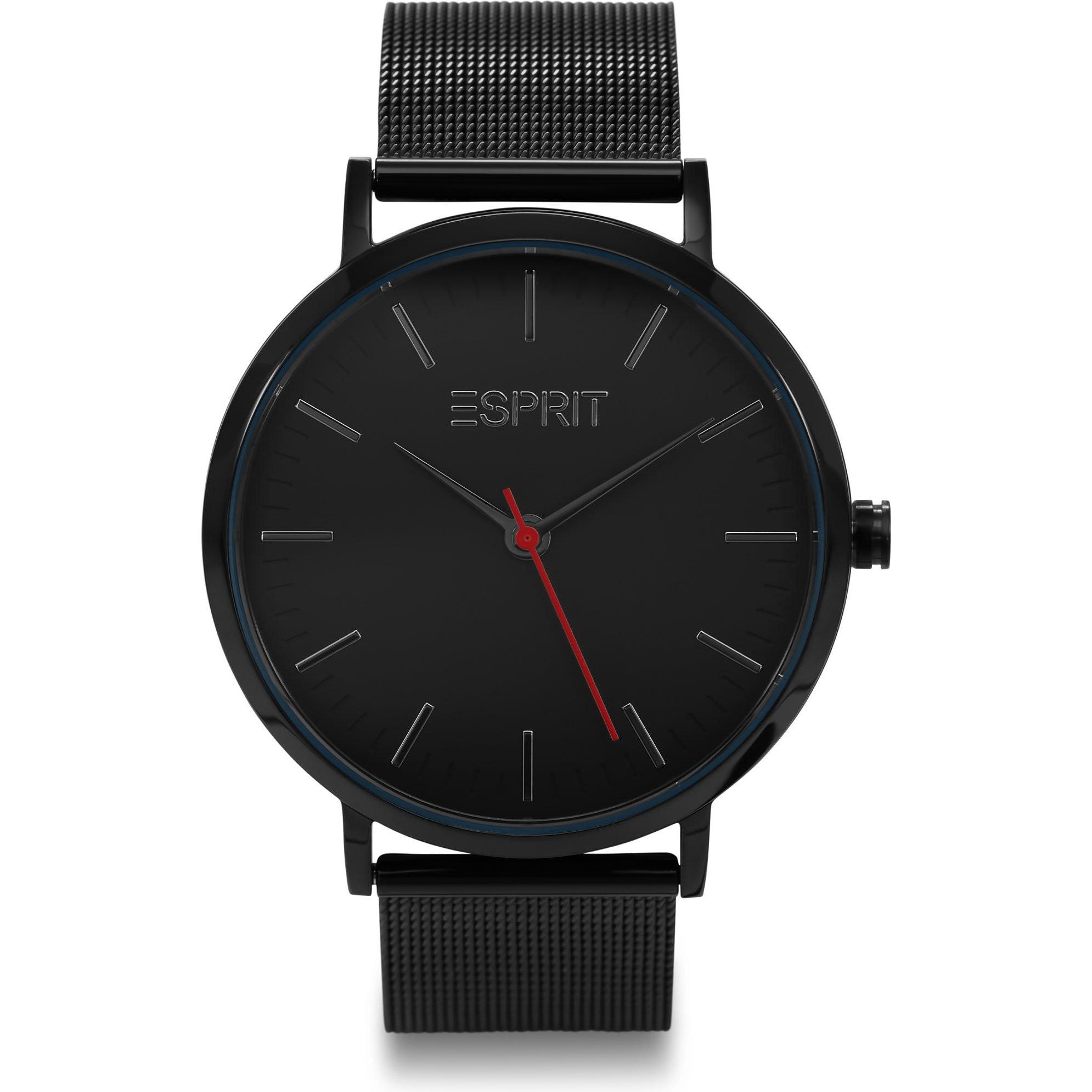 Esprit, Armbanduhr, Herrenuhr Everyday, Schwarz, (Analoguhr, 42 mm)