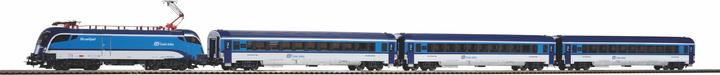 Immagine prodotto Piko Start Set E-Lok Railjet CD A-Track w.Bedding (Traccia H0)