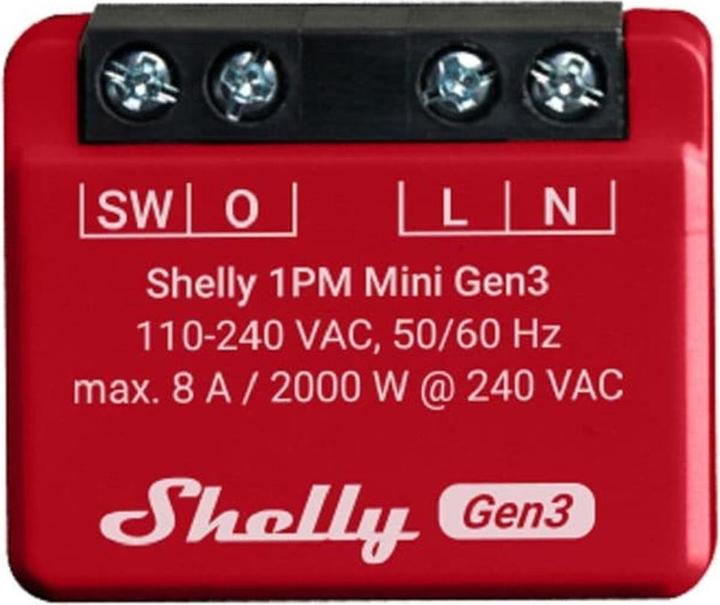 Shelly 1PM Mini Gen3 (Actionneur de commutation)