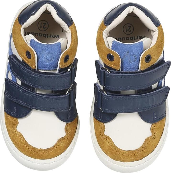 Produktbild Vertbaudet Kinder Leder Sneakers mit Klettverschluss (21)