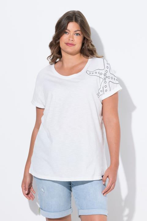 Immagine prodotto Laurasøn T-shirt con scollo a girocollo e mezze maniche (42)