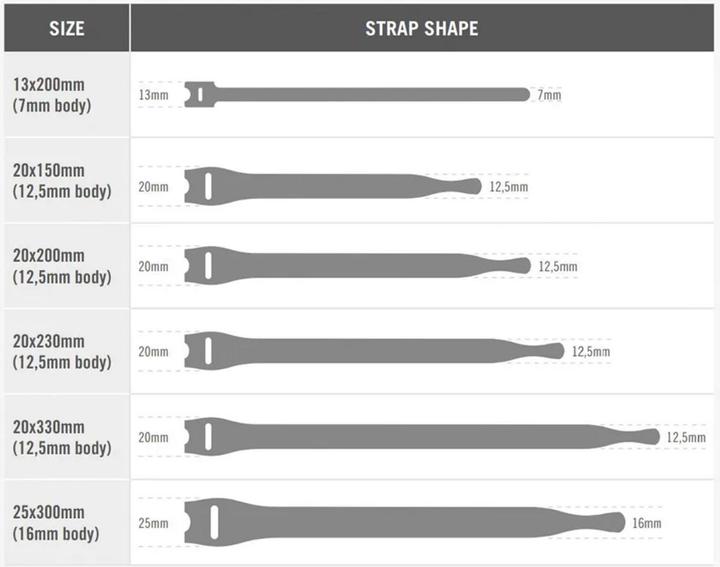 Actual product image Velcro brand Professional brand cable tie (Plastic cable ties, 200 mm, 100 pcs.)
