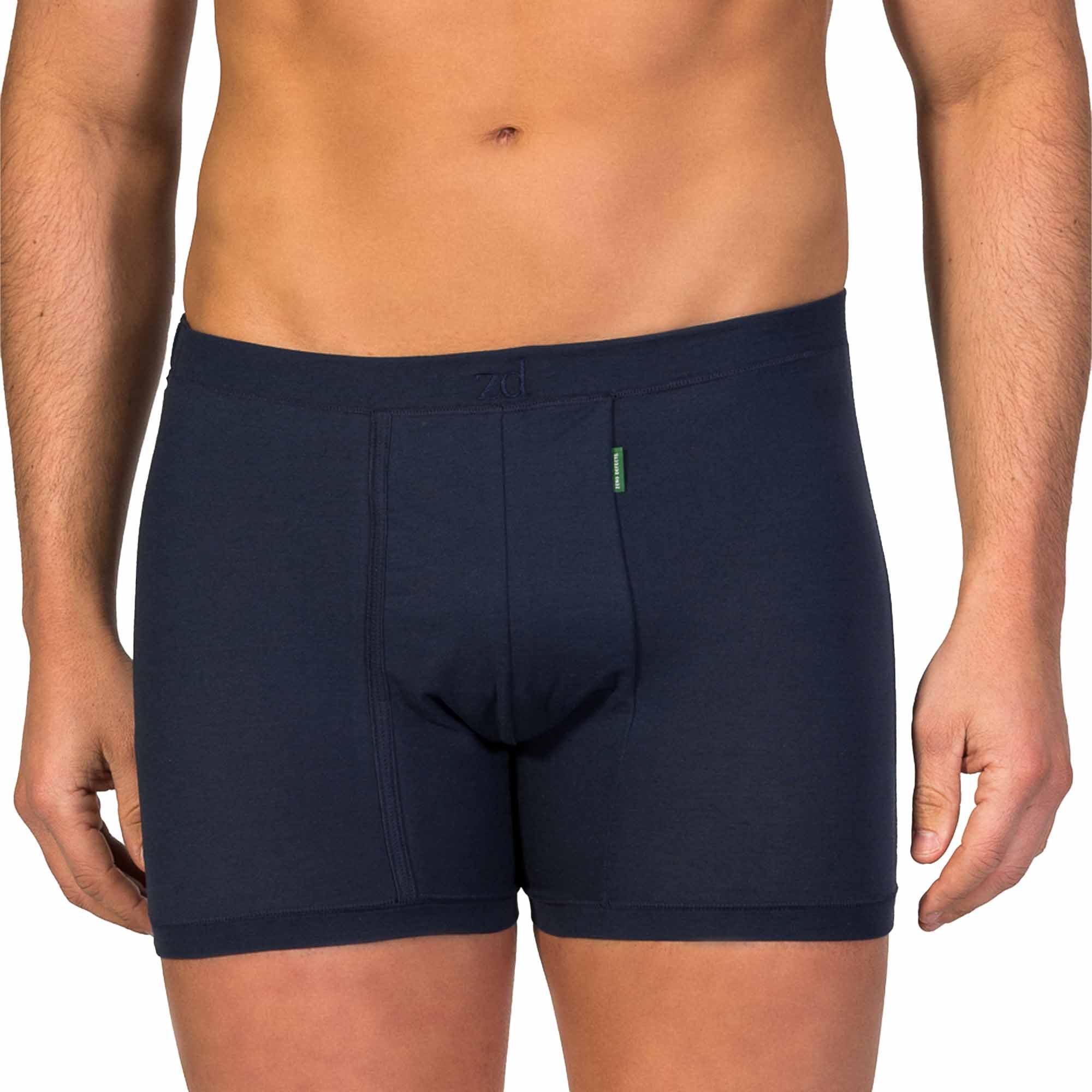 Thumbnail - Zd Zero Defects, Herren, Unterhosen, Boxershort Casual Bequem sitzend, Blau, (XL, Einzelpack)