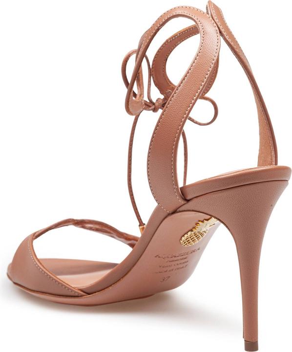 Image du produit Aquazzura Aquazzurra tessa 85 leather sandal in nude color (40)