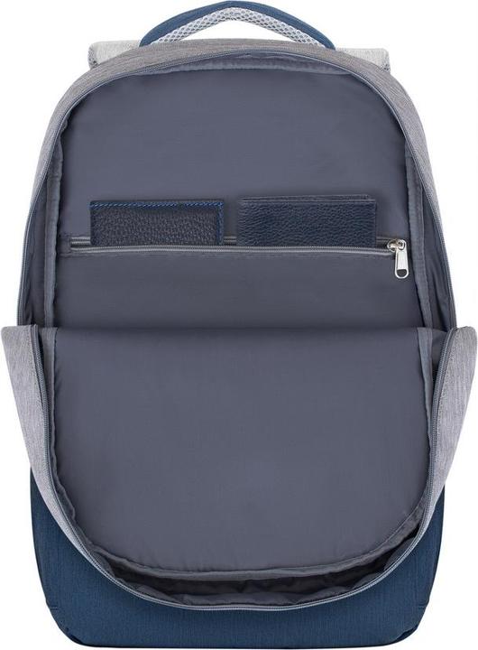 Actual product image Rivacase 7567 Grey Dark Blue Notebook Backpack up to 17.3"