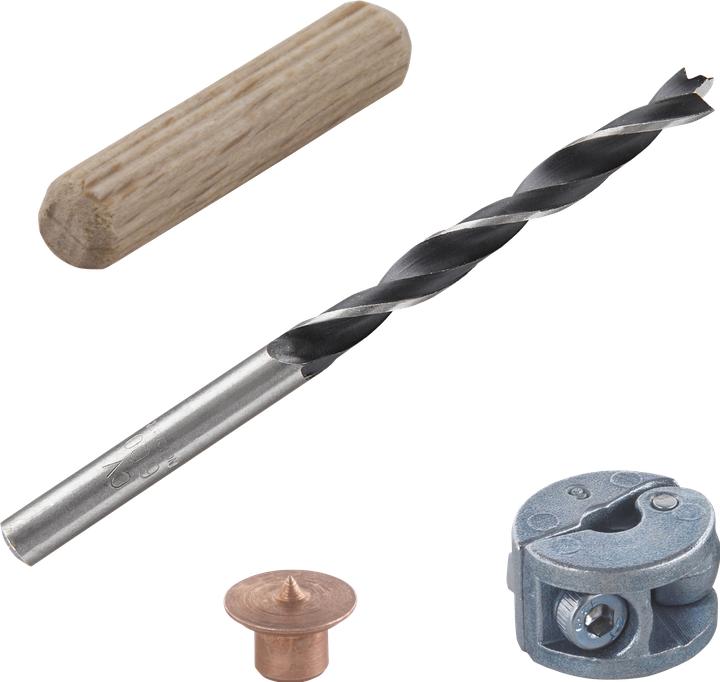 Actual product image wolfcraft 1 Dowel set 31 pcs ø6mm (1 pcs.)