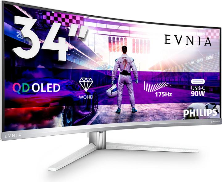 Actual product image Philips Evnia 34M2C8600 (3440 x 1440 pixels, 34")