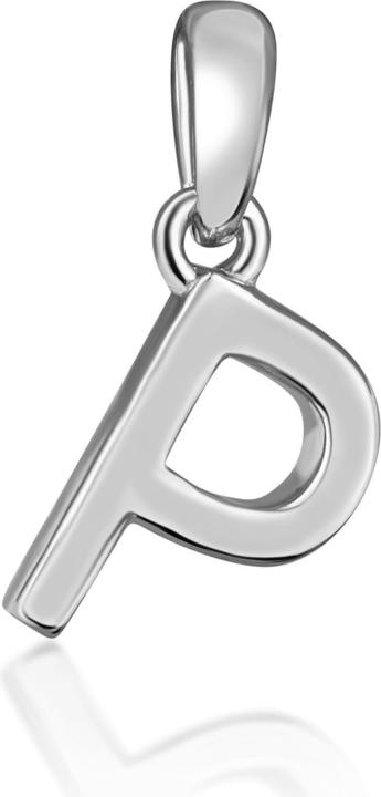 Immagine prodotto JVD Ciondolo minimalista in argento con lettera "P" SVLP0948XH2000P