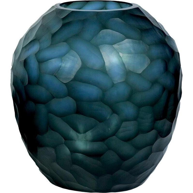 Esprit, Vaso, Vase Home Blau Kristall Moderne 29 x 29 x 30 cm