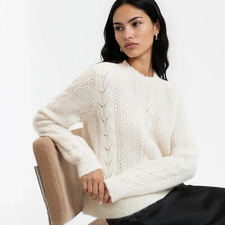 Actual product image La Redoute Collections Pullover im Ajourmuster (L)