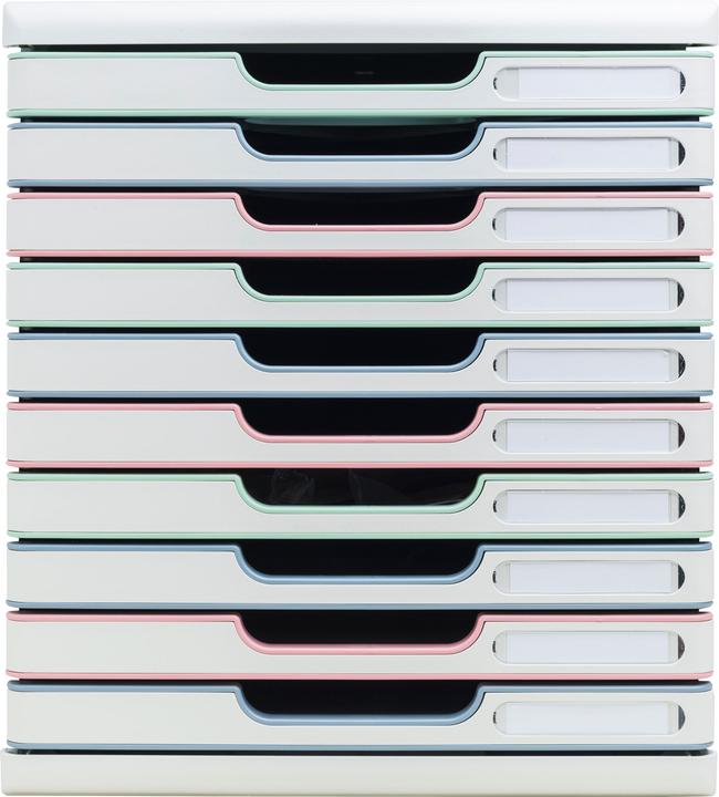 Produktbild Exacompta Schubladenbox Modulo, 10 Schubladen, AutentiK (A4)