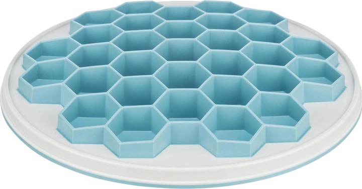 Produktbild Trixie Futtermatte Slow Feeding Hive, Ø 30 cm, Blau