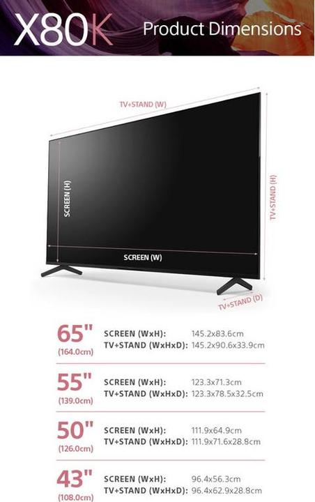 Produktbild Sony KD-43X80K (43", X80K, LCD, 4K, 2022)
