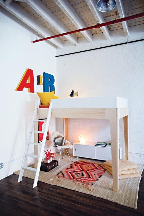 Actual product image Oeuf NYC Loft loft bed "Perch" in birch (90 x 200 cm)
