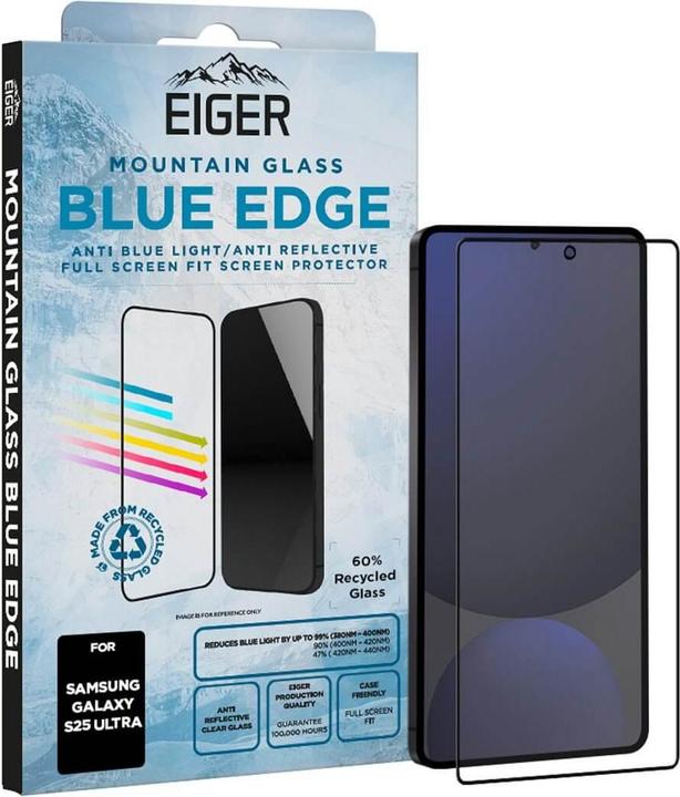 Produktbild Eiger Mountain Glass Blue Edge (1 Stk., Samsung Galaxy S25 Ultra)