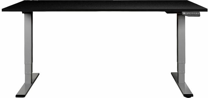 Actual product image Contini höhenverstellbarer Bürotisch 180 x 80 cm schwarz / Gestell grau (180 x 80 cm)