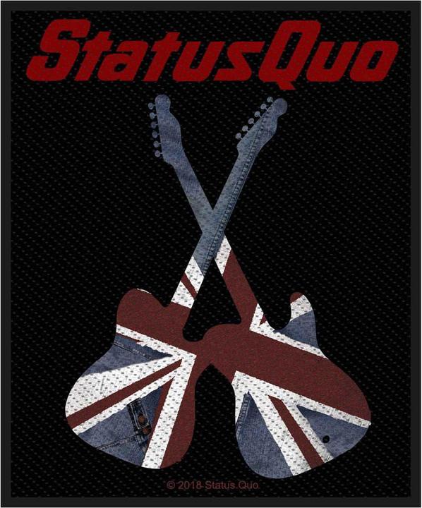Produktbild Status Quo Gitarren Patch Polyester (10 x 10 cm)