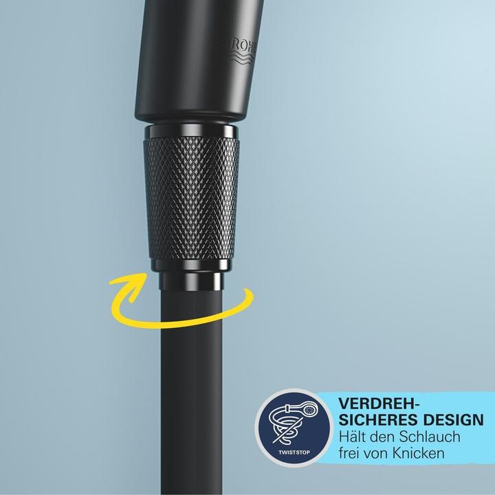 Actual product image Grohe Vitalio Comfort 250 Duschsystem mit Thermostatbatterie, eckig, variable Bohrlöcher, wassersparend, m