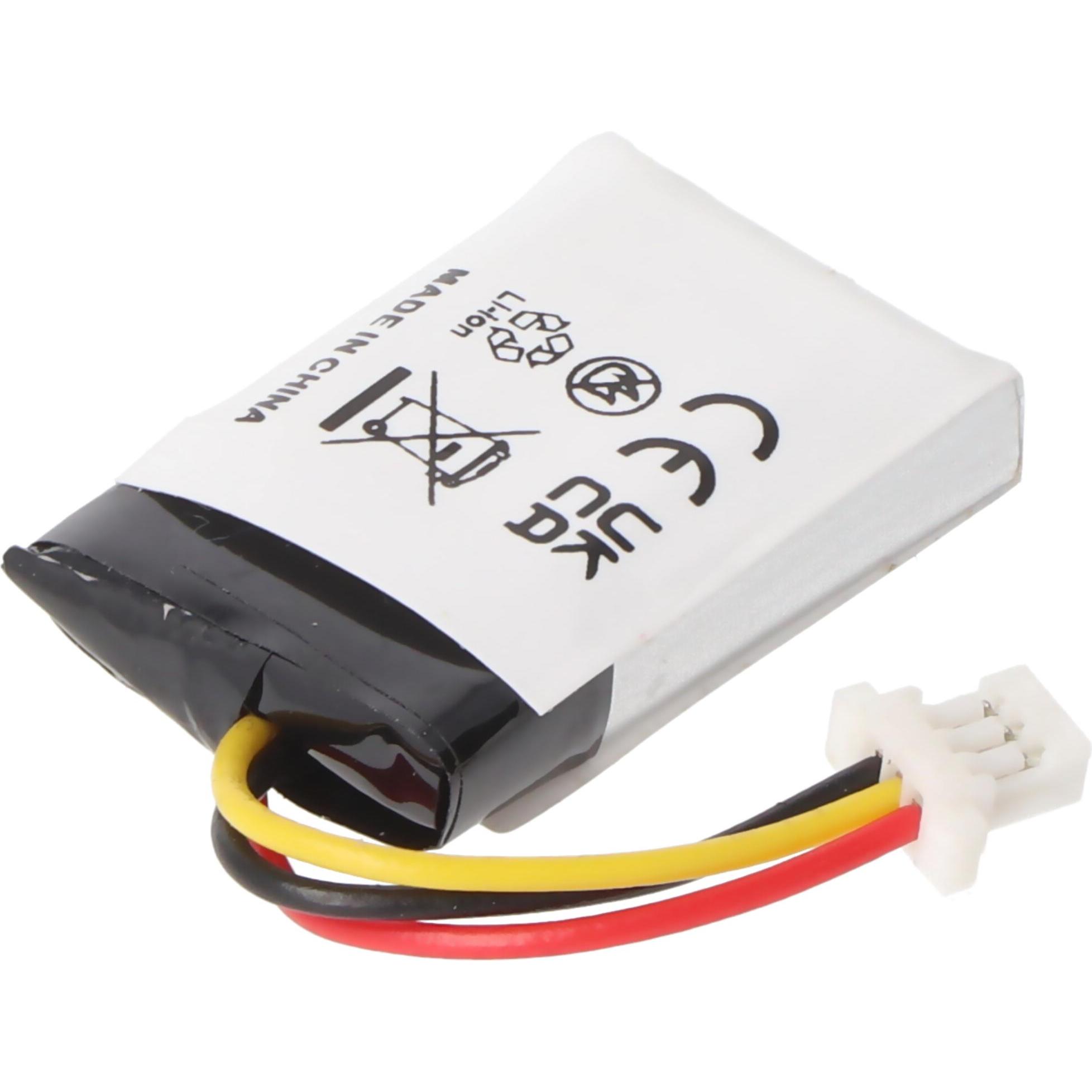 Thumbnail - AccuCell Akku passend für PLANTRONICS CS540, C565 Li-Polymer 3.7V 140mAh 0.5Wh mit 3-poligem Stecker (CS540), Kopfhörer ...