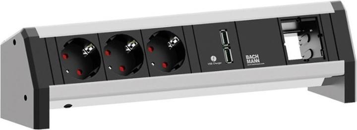 Produktbild Bachmann DESK 3x Schutzkontakt 1x USB Charger 1x ABD GST18