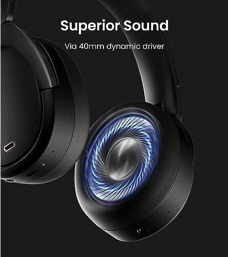 Actual product image Edifier WH950NB Bluetooth Headset black retail (Wireless, USB-C)