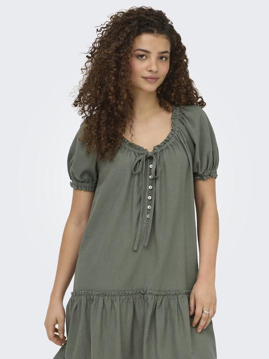 Image du produit Only ONLGOA Leinen Kurzes Kleid Kleid (M)