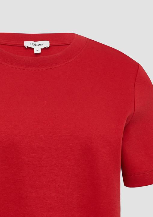 Produktbild S.Oliver T-Shirt T-Shirt aus Interlockjersey mit Rundhalsausschnitt (46)