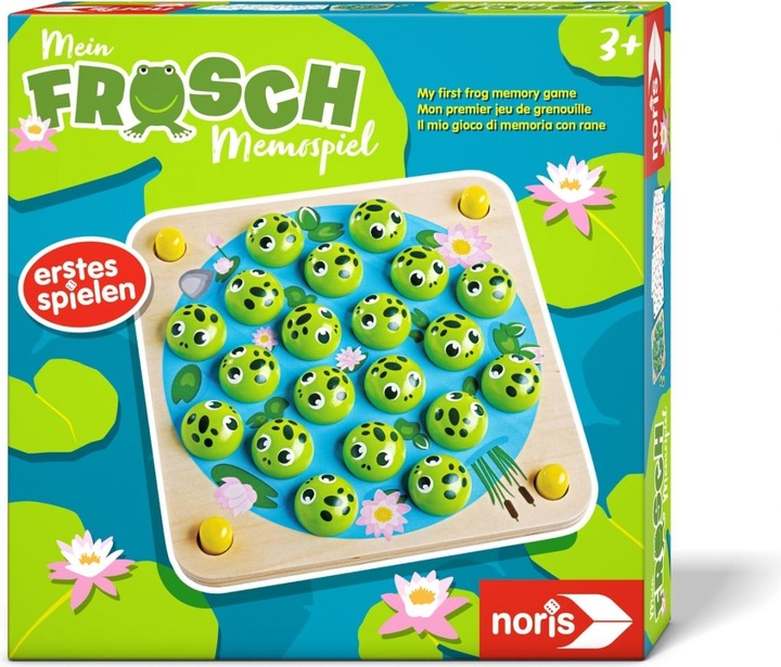 Immagine prodotto Noris Gioco Memo La Mia Rana (Tedesco, Inglese, Italiano, Francese)