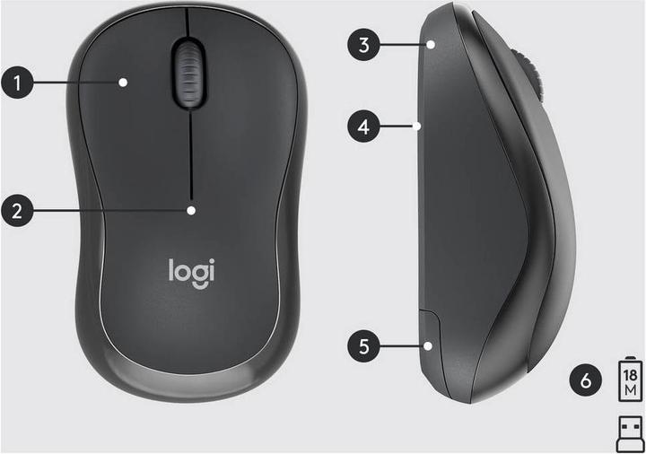 Actual product image Logitech MK295 Silent (Eng. Int., Wireless)