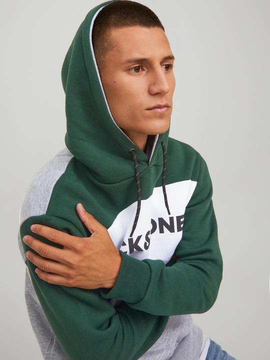 Image du produit Jack & Jones Sweat à capuche avec logo en couleur (XL)
