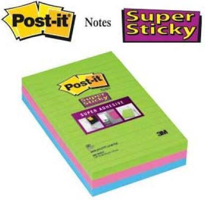 Energy Label Post-it Super Sticky (102 x 152 mm)