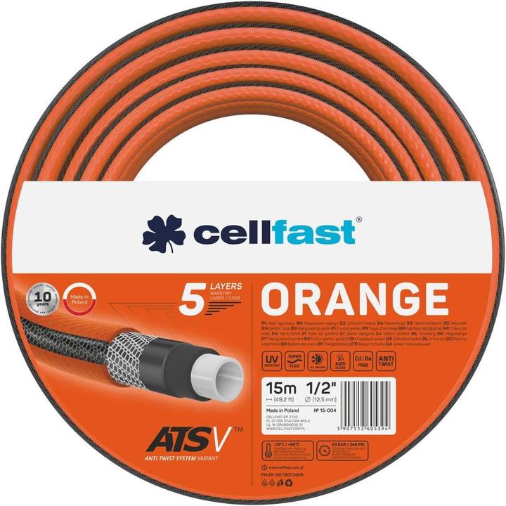 Cellfast Gartenschlauch 5-Lagen (15 m, 12.50 mm)