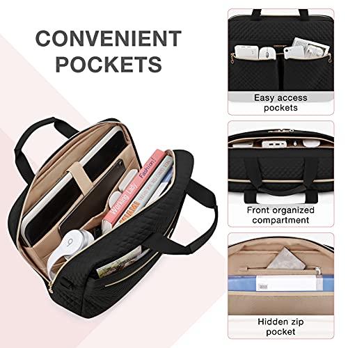 Produktbild Only-Bags.Store Laptoptasche, 17,3-Zoll-Aktentasche, grosse Laptoptasche, Computertasche, Büro, Reisen, Geschäft (17.30")
