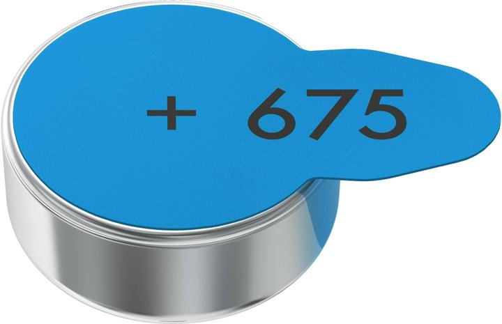 Actual product image Varta Hearing aid batteries type 675 1.45V (6-pack) (6 pcs., 675, PR44, 640 mAh)