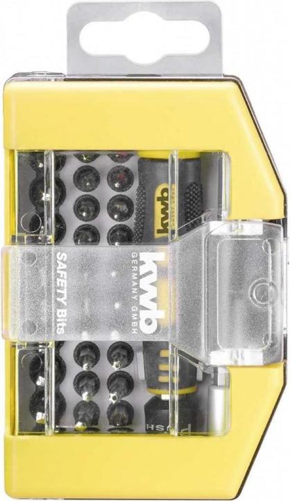 kwb Safety Bits, 37-Piece Bit Box (Tri-wing)