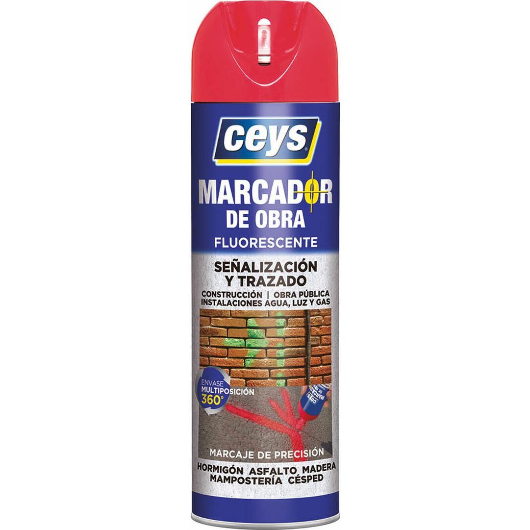 Marioinex, Evidenziatori, Ceys Sprühfarbe Rot 500 Ml Fluoreszierend