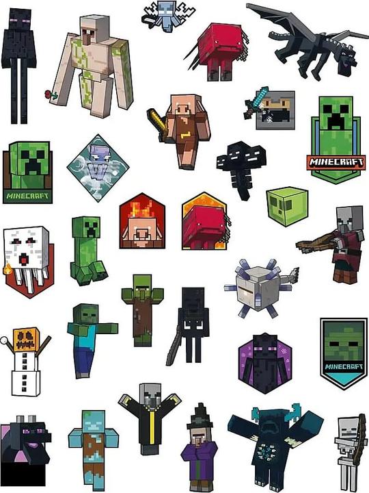 Produktbild Panini Minecraft: 1001 Sticker: Stickern - Rätseln - Ausmalen